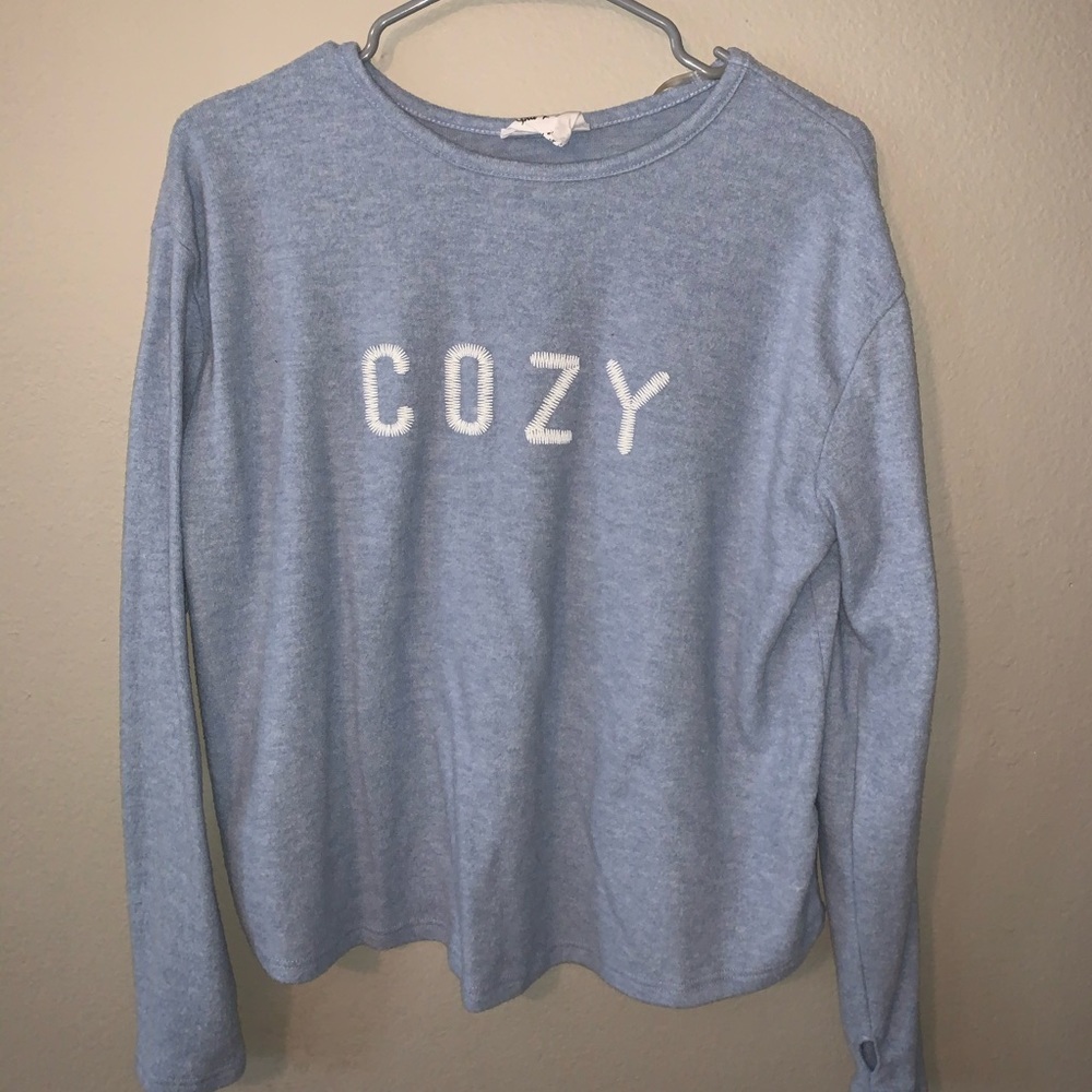 “cozy” long sleeve t-shirt
